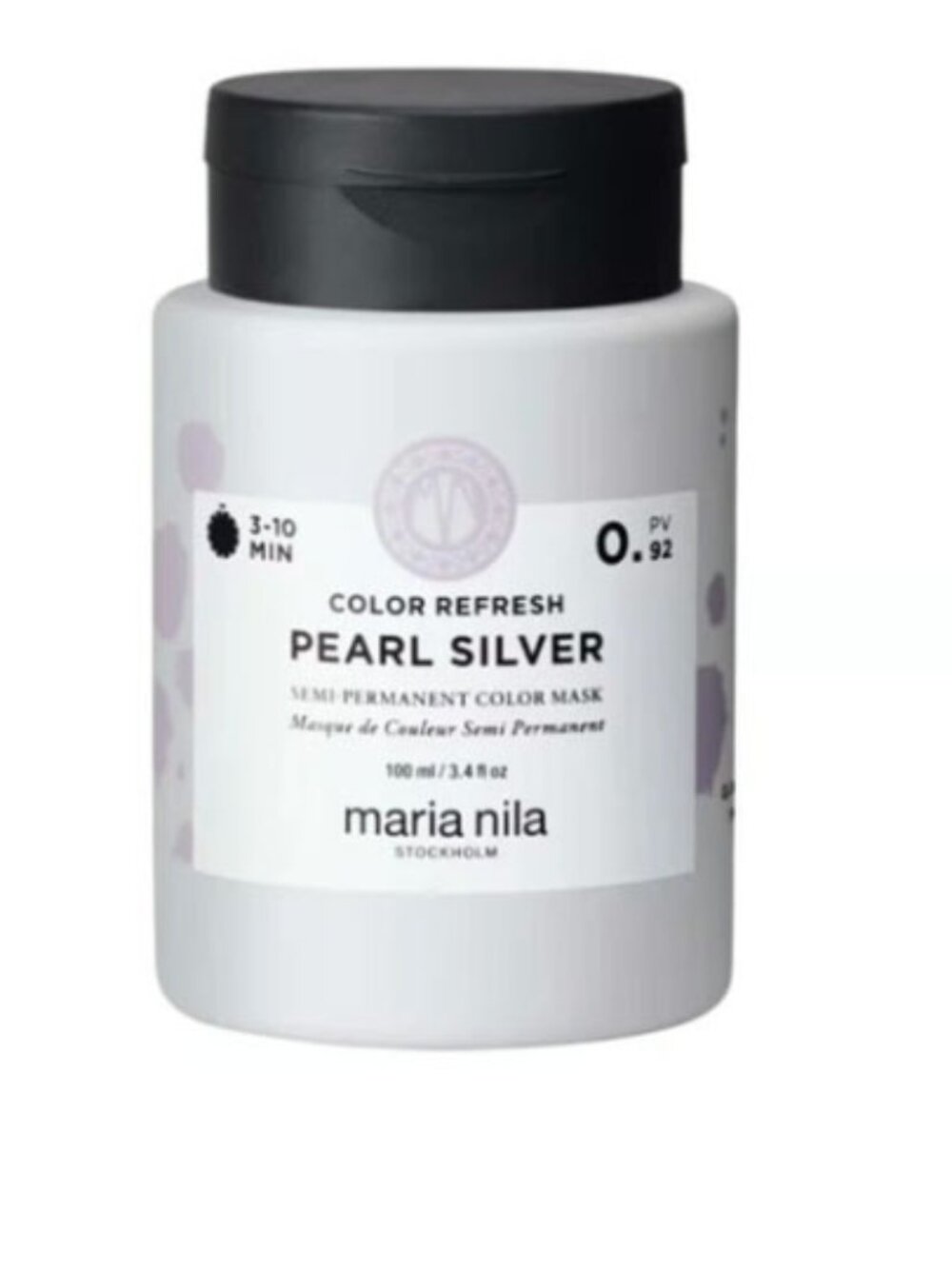 Maria Nila Colour Refresh Pearl Silver Colour Mask 100mL | NEW
